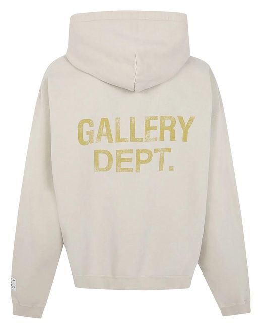 GALLERY DEPT. Natural "Gd" Paint Logo Hoodie for men