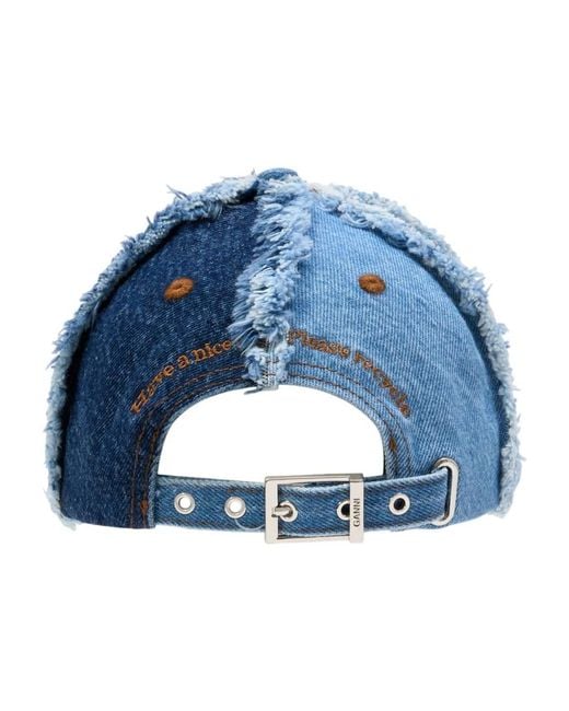 Ganni Blue Cap