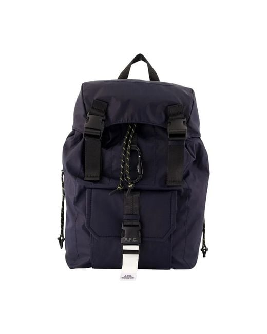 A.P.C. Blue Trek 2.0 Backpack for men