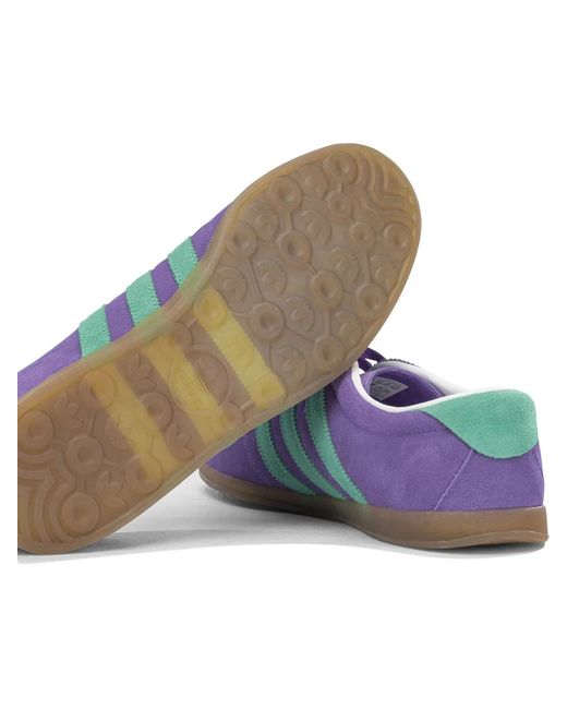 Adidas Originals Purple Gazelle Lo Pro Calf Suede Synthetic Leather Sneakers