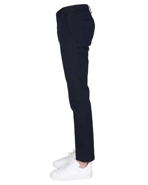 Boss Blue Regular Fit Trousers for men