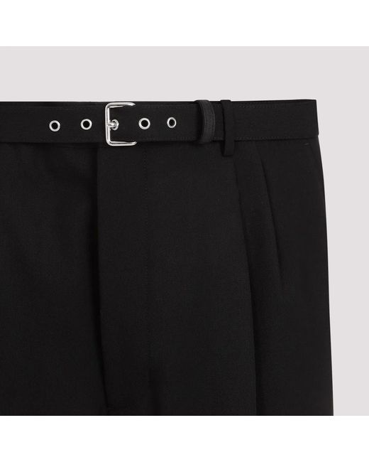 Prada Black Wool Pant for men