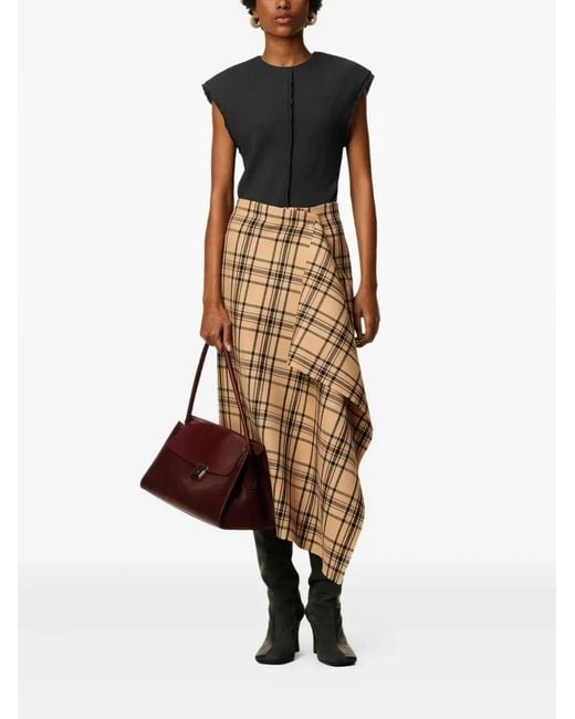 AMI Black Sleeveless Top