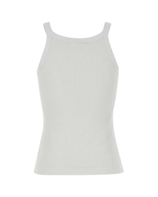 Fendi White Canotta