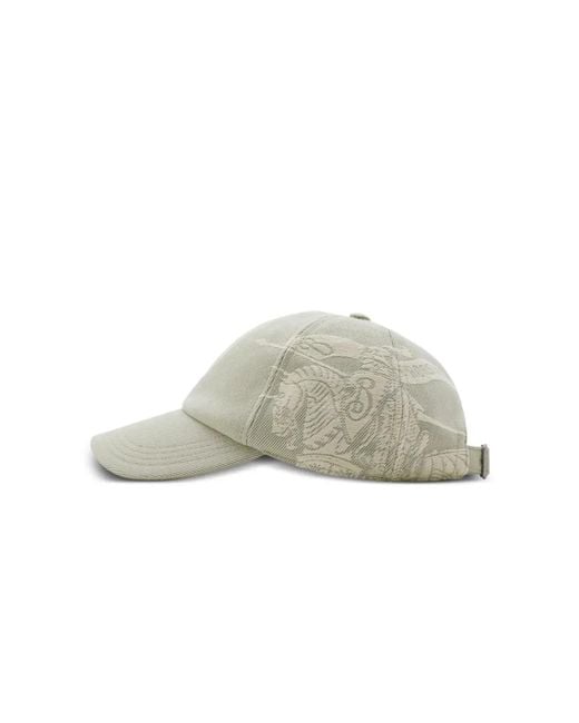 Burberry Natural Ekd Logo Baseball Cap for men