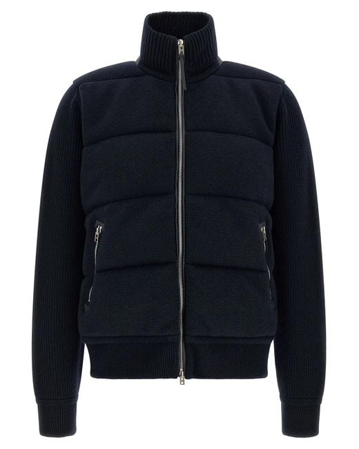 Tom Ford Blue Padded Jacket for men