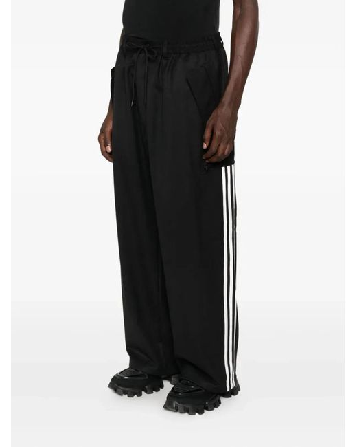 Y-3 Black Tailored Trousers for men