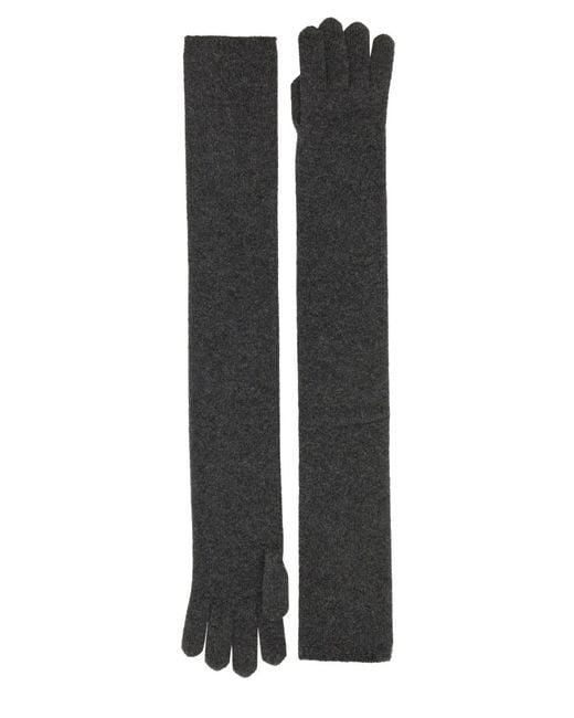 Max Mara Black Timor Gloves
