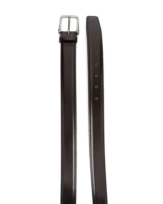 Tod's Black Classic Leather Belt for men