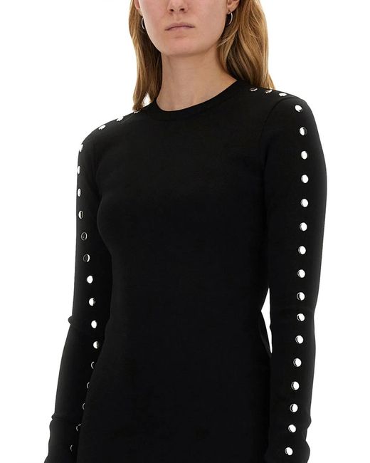 Stella McCartney Black Midi Dress With Slit