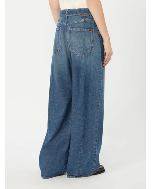 Weekend by Maxmara Blue Wkdmadia Denim Trouser