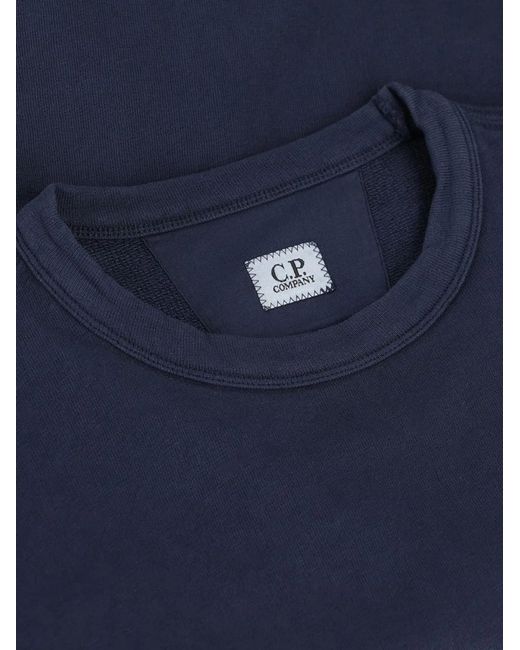 C P Company Blue C.P.Company Cotton Sweatshirt for men