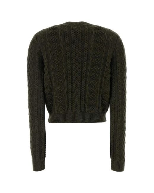 Jil Sander Black Ls Cn Jumper