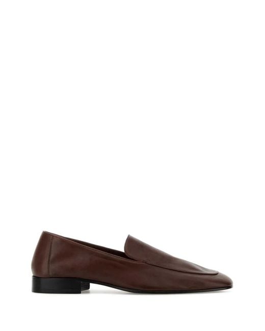 Dries Van Noten Brown Leather Loafers for men