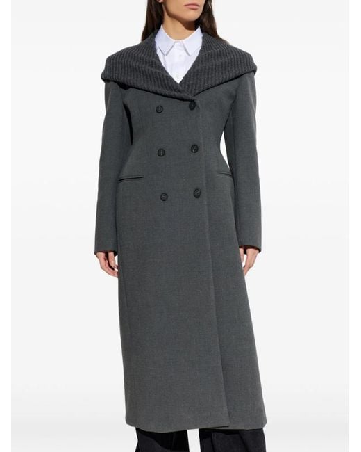 DIESEL Black Polyester Viscose Wool Jacket
