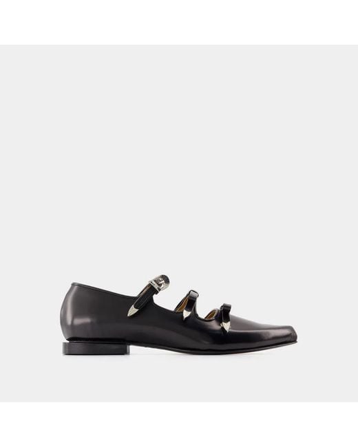 Toga Black Aj1344 Ballerinas