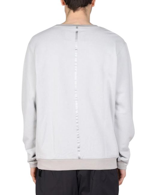 Monobi White Crewneck Sweatshirt for men