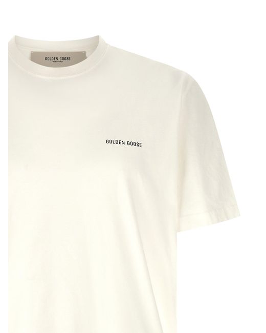 Golden Goose Deluxe Brand Natural 'Journey' T-Shirt for men