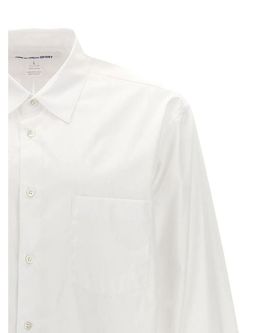 Comme des Garçons White Comme Des Garcons Shirt 'Forever' Shirt for men
