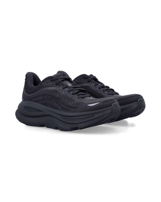 Hoka One One Blue Bondi 9 Low-Profile Running Shoes
