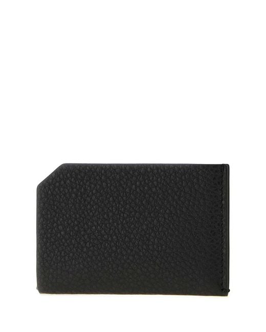 The Row Black Cc Wallet for men