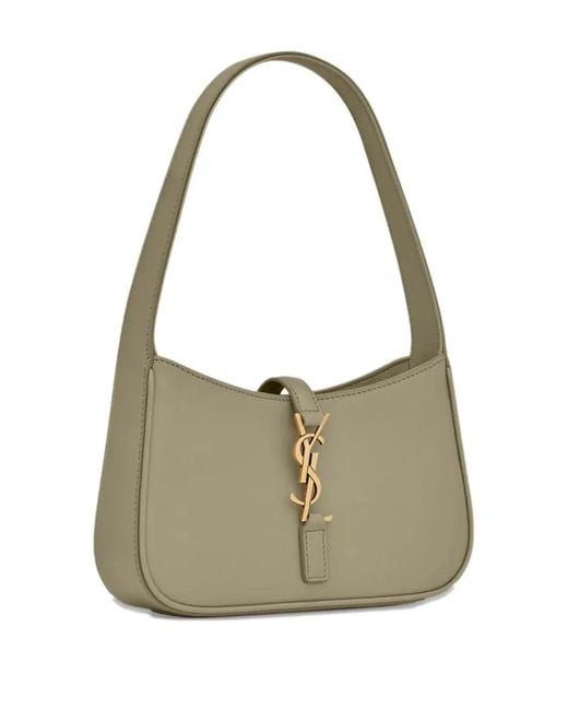 Saint Laurent Metallic Le 5 À 7 Mini Hobo Bag