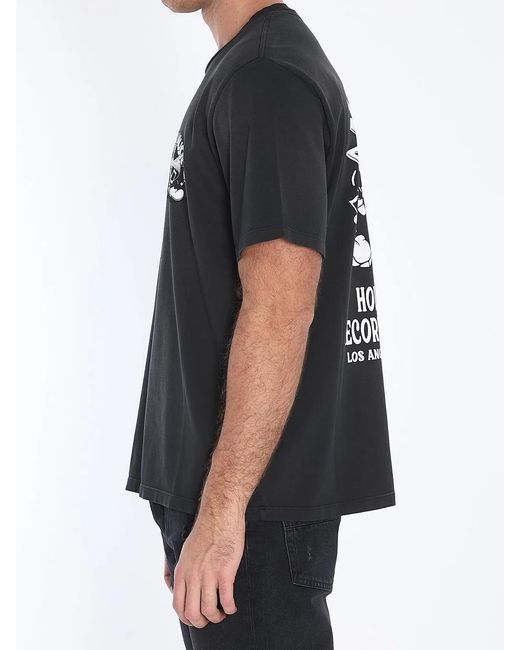 Amiri Black Music Record T-Shirt for men