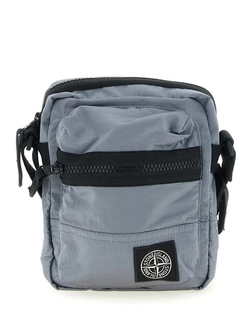 Stone Island Gray '9200015' Crossbody Bag for men