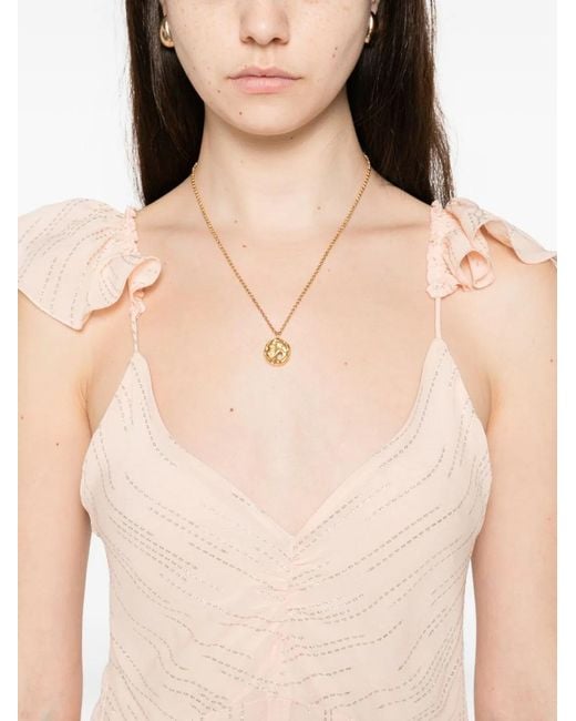Forte_forte White V-Necked Long Dress