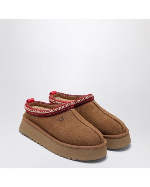 Ugg Brown Tazz Chestnut Suede Slipper