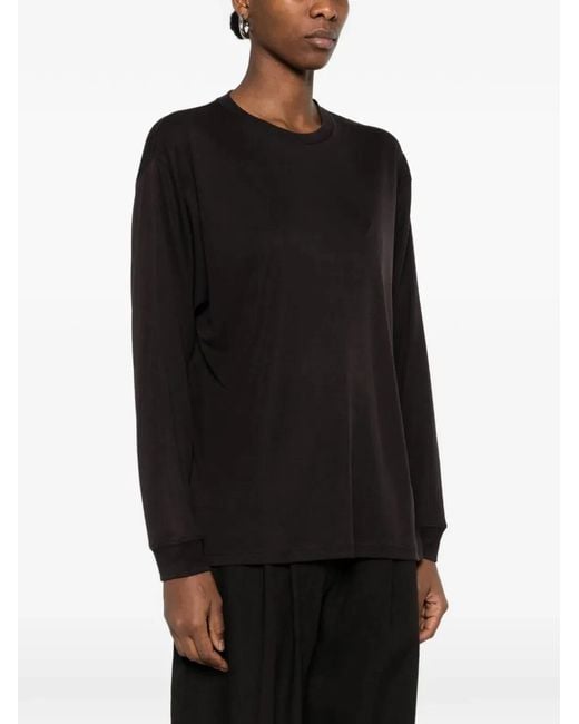 Studio Nicholson Black "Simmons" Long Sleeve T-Shirt