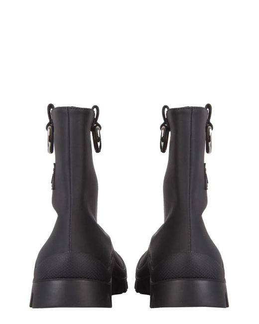 MSGM Black Rain Boots