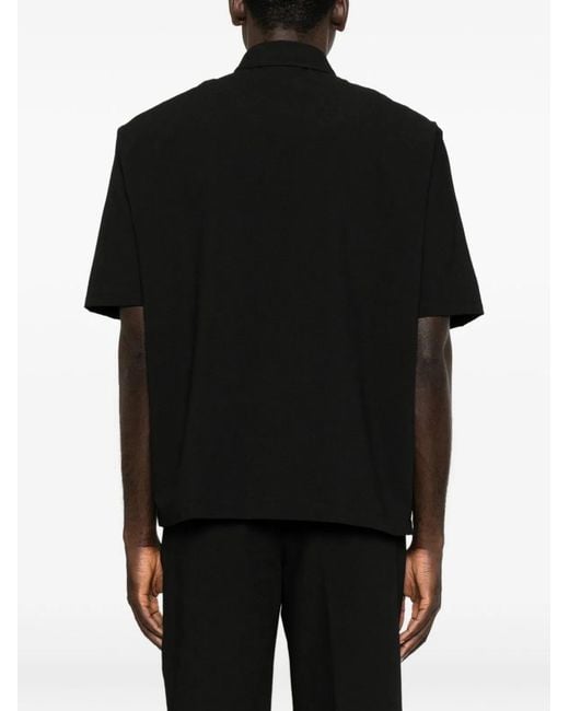 Emporio Armani Black Logo Shirt for men