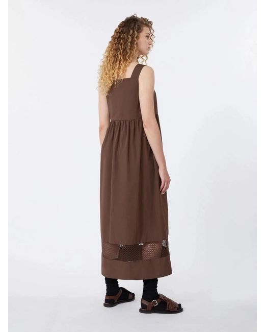 Weekend by Maxmara Brown Wkdgola Dress Chocolate