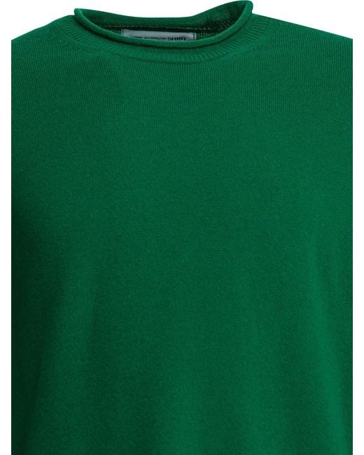 Comme des Garçons Green Shirt Wool Knitwear for men