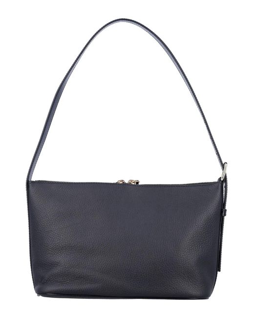 A.P.C. Blue Vera Grained Leather Bag