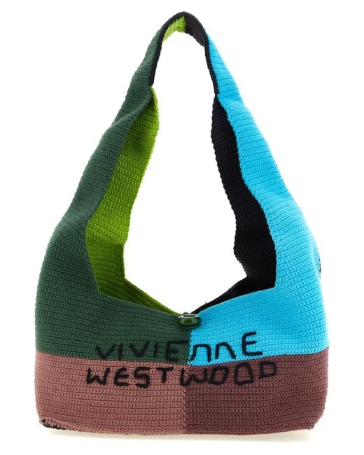 Vivienne Westwood Blue 'Ellie' Shoulder Bag