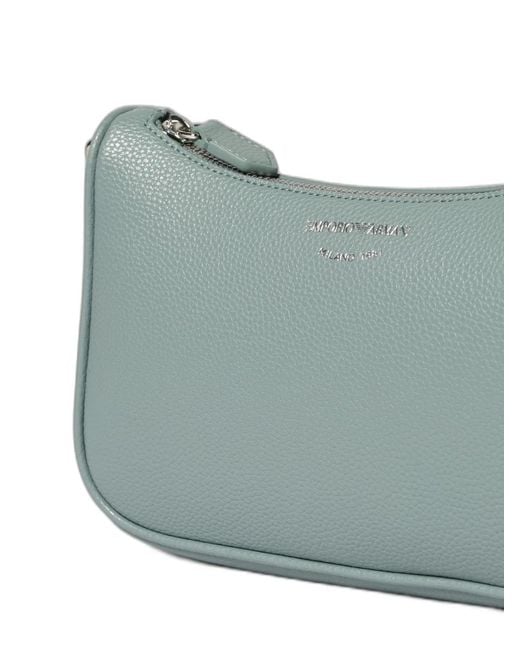 Emporio Armani Gray Baguette Shoulder Bag