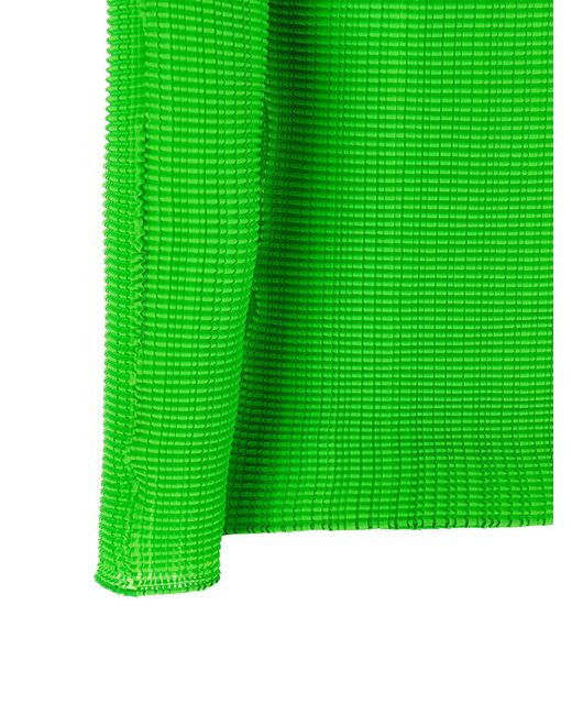 Issey Miyake Green 'Wooly Pleats-68' Blouse