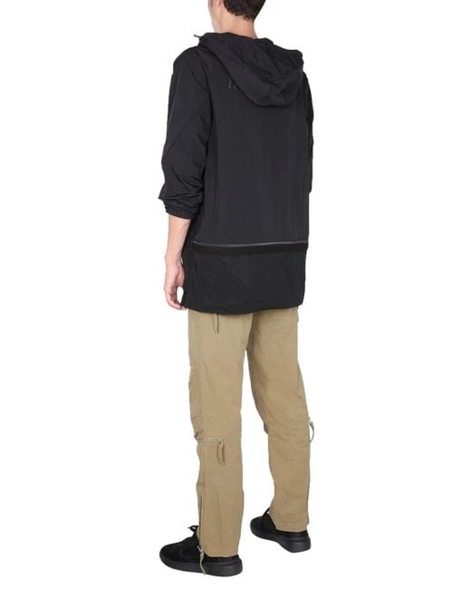 Helmut Lang Gray Nylon Windbreaker for men