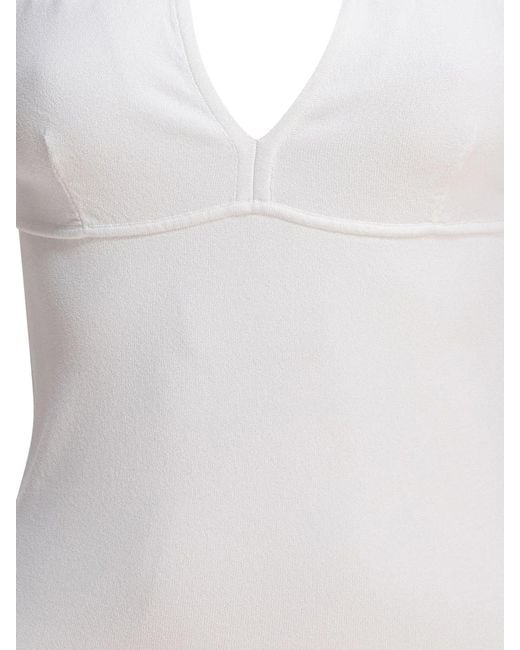 Max Mara White Viscose Top