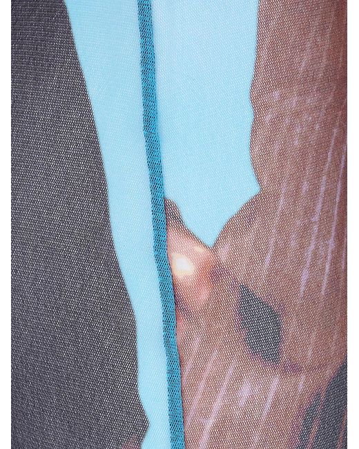 Jean Paul Gaultier Blue "Re-Edition Le Pantalon Tennis Costume" Trousers
