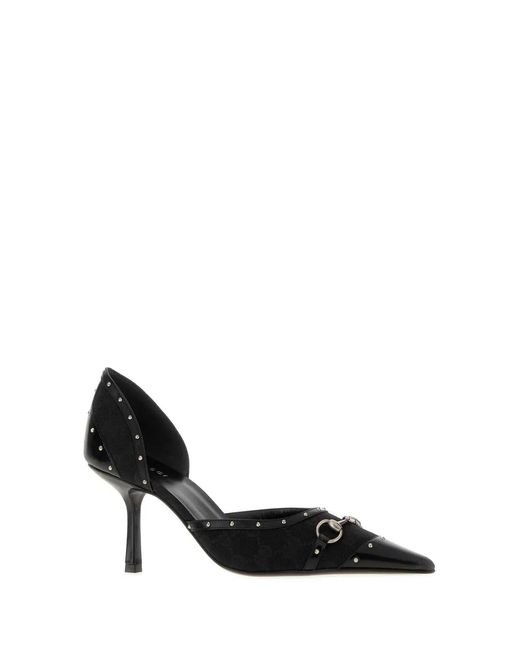 Gucci Black Pump Fabric, L.S
