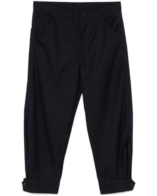 Comme des Garçons Blue Shirt Wool Pants for men
