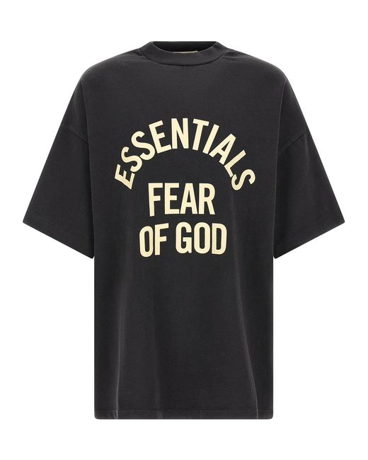 Fear Of God Black 'Campus 90S' T-Shirt for men