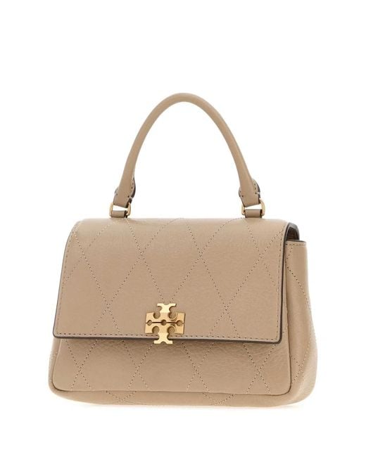 Tory Burch Natural Charlie Top Handle