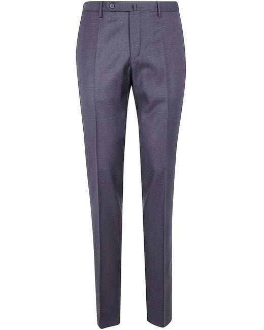 Incotex Blue "Chino Slim Fit" Trousers for men
