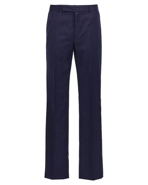 Givenchy Blue Pinstripe Pants for men