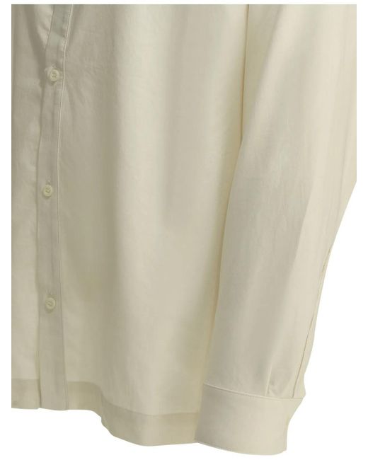 Houdini Sportswear White Simbio Base Shirt Recycled Polyester Casual Shirt for men
