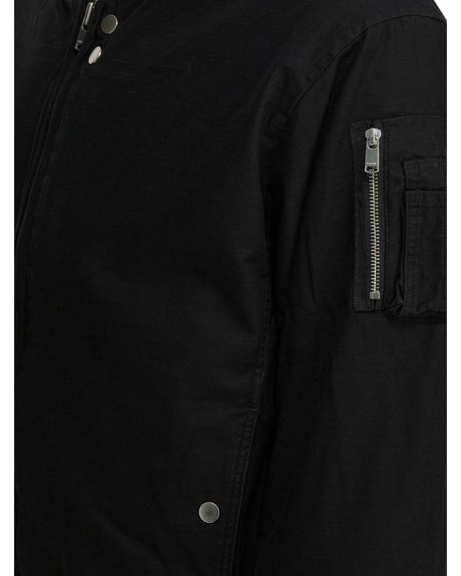 Nonnative Black "Trooper Puff" Bomber Jacket for men